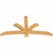 Ekena Millwork Davenport Rough Sawn Timber Gable Bracket, Western Red Cedar, 60"W x 32"H x 2"D x 4"F, 13/12 Pitch GBW060X32X0204DAV00RWR - alternate 2